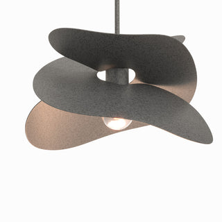 Hubbardton Forge - 139450-SKT-MULT-20 - Hibiscus Small Pendant - Hibiscus - Natural Iron