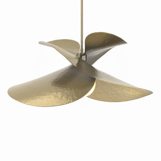 Hubbardton Forge - 139455-SKT-MULT-86 - Hibiscus Large Pendant - Hibiscus - Modern Brass