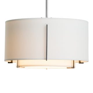 Hubbardton Forge - 139602-SKT-MULT-85-SF1099-SF1590 - Exos Small Double Shade Pendant - Exos - Sterling