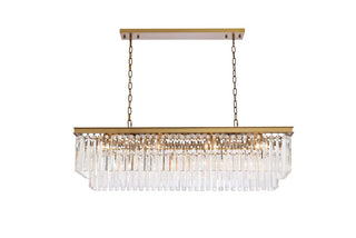 Elegant Lighting - 1202D50SG/RC - 12 Light Chandelier - Sydney - satin gold