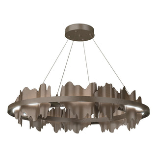 Hubbardton Forge - 139653-LED-STND-05-05 - Hildene Circular LED Pendant - Hildene - Bronze