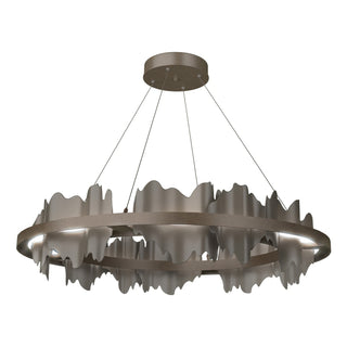 Hubbardton Forge - 139653-LED-STND-05-07 - Hildene Circular LED Pendant - Hildene - Bronze