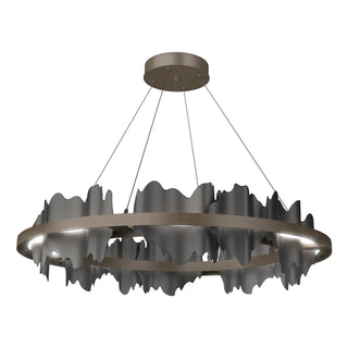 Hubbardton Forge - 139653-LED-STND-05-10 - Hildene Circular LED Pendant - Hildene - Bronze
