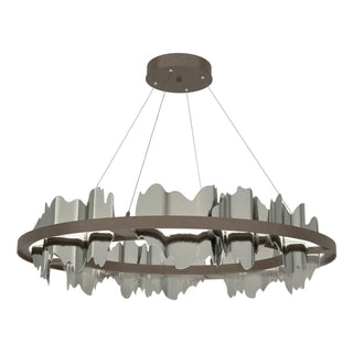 Hubbardton Forge - 139653-LED-STND-05-85 - Hildene Circular LED Pendant - Hildene - Bronze