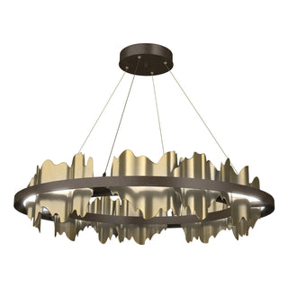 Hubbardton Forge - 139653-LED-STND-05-86 - Hildene Circular LED Pendant - Hildene - Bronze