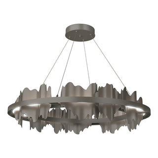 Hubbardton Forge - 139653-LED-STND-07-07 - Hildene Circular LED Pendant - Hildene - Dark Smoke