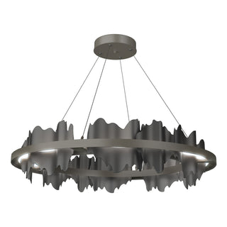 Hubbardton Forge - 139653-LED-STND-07-10 - Hildene Circular LED Pendant - Hildene - Dark Smoke