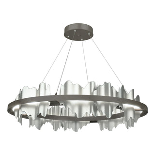 Hubbardton Forge - 139653-LED-STND-07-82 - Hildene Circular LED Pendant - Hildene - Dark Smoke