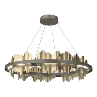 Hubbardton Forge - 139653-LED-STND-07-84 - Hildene Circular LED Pendant - Hildene - Dark Smoke