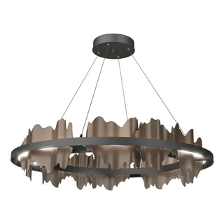 Hubbardton Forge - 139653-LED-STND-10-05 - Hildene Circular LED Pendant - Hildene - Black