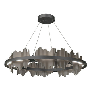 Hubbardton Forge - 139653-LED-STND-10-07 - Hildene Circular LED Pendant - Hildene - Black