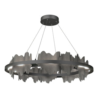 Hubbardton Forge - 139653-LED-STND-10-20 - Hildene Circular LED Pendant - Hildene - Black