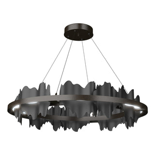 Hubbardton Forge - 139653-LED-STND-14-10 - Hildene Circular LED Pendant - Hildene - Oil Rubbed Bronze