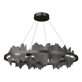 Hubbardton Forge - 139653-LED-STND-14-20 - Hildene Circular LED Pendant - Hildene - Oil Rubbed Bronze