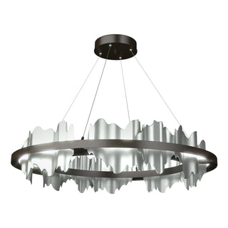 Hubbardton Forge - 139653-LED-STND-14-82 - Hildene Circular LED Pendant - Hildene - Oil Rubbed Bronze