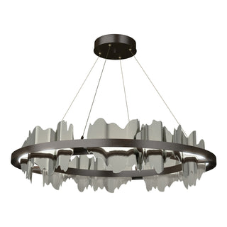Hubbardton Forge - 139653-LED-STND-14-85 - Hildene Circular LED Pendant - Hildene - Oil Rubbed Bronze