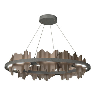 Hubbardton Forge - 139653-LED-STND-20-05 - Hildene Circular LED Pendant - Hildene - Natural Iron