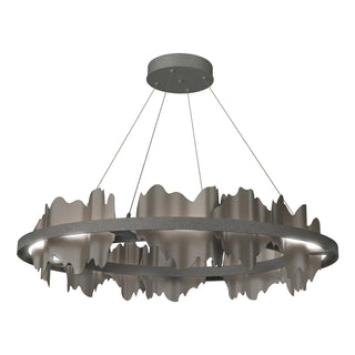 Hubbardton Forge - 139653-LED-STND-20-07 - Hildene Circular LED Pendant - Hildene - Natural Iron