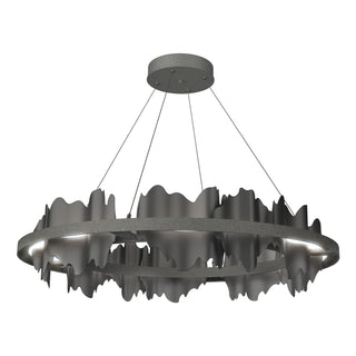 Hubbardton Forge - 139653-LED-STND-20-10 - Hildene Circular LED Pendant - Hildene - Natural Iron
