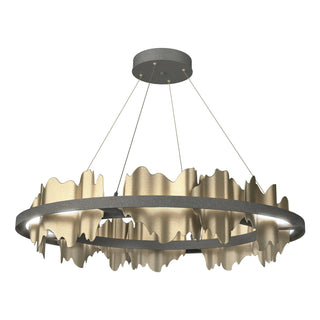 Hubbardton Forge - 139653-LED-STND-20-84 - Hildene Circular LED Pendant - Hildene - Natural Iron