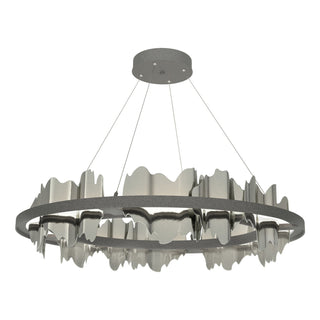 Hubbardton Forge - 139653-LED-STND-20-85 - Hildene Circular LED Pendant - Hildene - Natural Iron