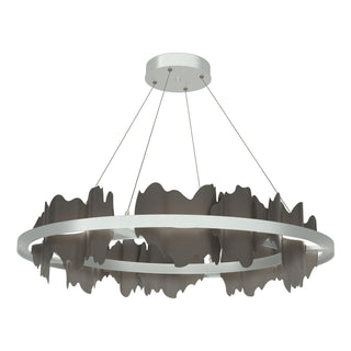 Hubbardton Forge - 139653-LED-STND-82-07 - Hildene Circular LED Pendant - Hildene - Vintage Platinum