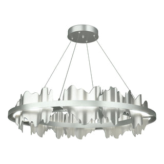 Hubbardton Forge - 139653-LED-STND-82-82 - Hildene Circular LED Pendant - Hildene - Vintage Platinum