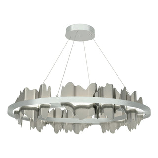 Hubbardton Forge - 139653-LED-STND-82-85 - Hildene Circular LED Pendant - Hildene - Vintage Platinum