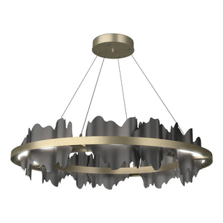 Hubbardton Forge - 139653-LED-STND-84-10 - Hildene Circular LED Pendant - Hildene - Soft Gold