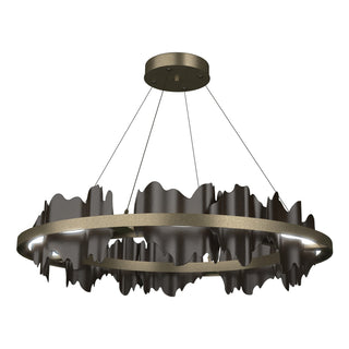 Hubbardton Forge - 139653-LED-STND-84-14 - Hildene Circular LED Pendant - Hildene - Soft Gold