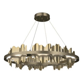 Hubbardton Forge - 139653-LED-STND-84-86 - Hildene Circular LED Pendant - Hildene - Soft Gold