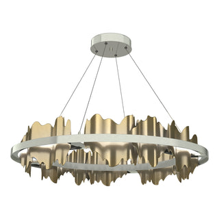 Hubbardton Forge - 139653-LED-STND-85-86 - Hildene Circular LED Pendant - Hildene - Sterling