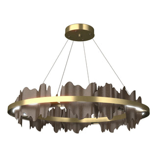 Hubbardton Forge - 139653-LED-STND-86-05 - Hildene Circular LED Pendant - Hildene - Modern Brass