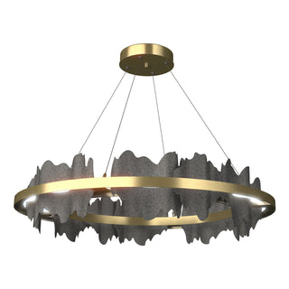 Hubbardton Forge - 139653-LED-STND-86-20 - Hildene Circular LED Pendant - Hildene - Modern Brass