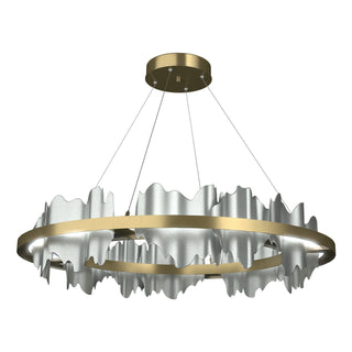 Hubbardton Forge - 139653-LED-STND-86-82 - Hildene Circular LED Pendant - Hildene - Modern Brass