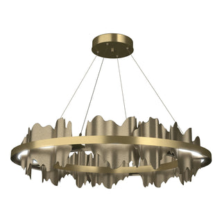 Hubbardton Forge - 139653-LED-STND-86-84 - Hildene Circular LED Pendant - Hildene - Modern Brass