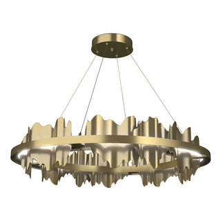 Hubbardton Forge - 139653-LED-STND-86-86 - Hildene Circular LED Pendant - Hildene - Modern Brass