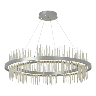 Hubbardton Forge - 139656-LED-STND-82-85 - Gossamer Circular LED Pendant - Gossamer - Vintage Platinum