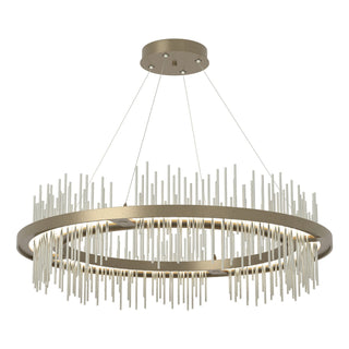 Hubbardton Forge - 139656-LED-STND-84-85 - Gossamer Circular LED Pendant - Gossamer - Soft Gold