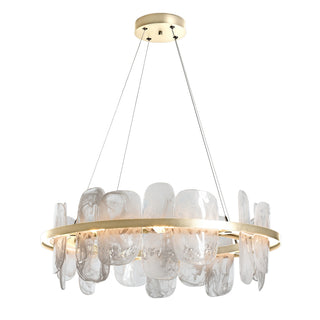 Hubbardton Forge - 139660-LED-STND-86-YR0708 - Vitre Circular LED Pendant - Vitre - Modern Brass