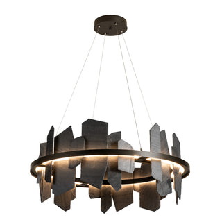Hubbardton Forge - 139665-LED-STND-14-SL - Ardesia Circular LED Pendant - Ardesia - Oil Rubbed Bronze