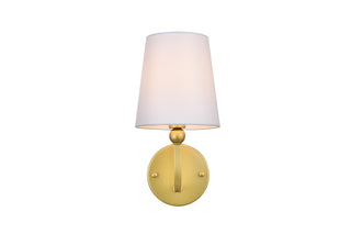 Elegant Lighting - LD7322W6BRA - One Light Bath Sconce - Colson - Brass and Clear