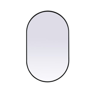 Elegant Lighting - MR2A2440BLK - Mirror - Asha - Black