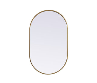 Elegant Lighting - MR2A2440BRS - Mirror - Asha - Brass