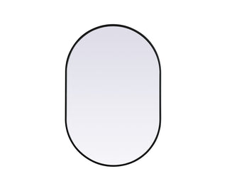 Elegant Lighting - MR2A2740BLK - Mirror - Asha - Black