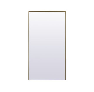 Elegant Lighting - MR4FL3672BR - Mirror - Eternity - Brass