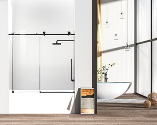 Elegant Lighting - TD111-6060MBK - Tub Door - Orlando - Matte Black