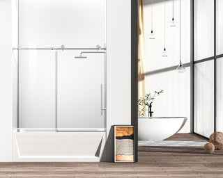 Elegant Lighting - TD111-6060PCH - Tub Door - Orlando - Polished Chrome