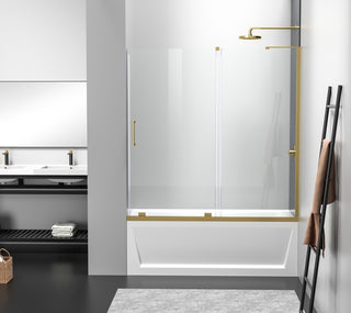 Elegant Lighting - TD444-6060BGD - Tub Door - Devon - Brushed Gold
