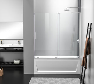 Elegant Lighting - TD444-6060BNK - Tub Door - Devon - Brushed Nickel